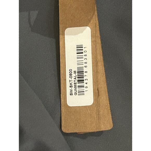 NWT SKIMS Women's Gray Mini Skirt Size M - Picture 6 of 6